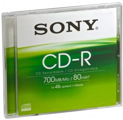 Sony CD-R 80 Minuti 700MB - 48x Velocità, Grigio, Confezione Jewel Case - Foto 10
