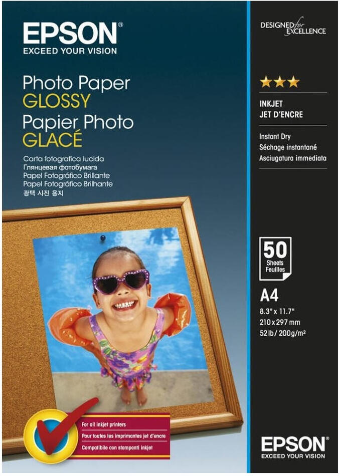 Epson Photo Paper Glossy A4 50 listů (C13S042539)