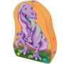 Metalické puzzle - Dinosaurus