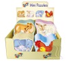 Mini puzzle 2. - lev, ovce, slon, slepice