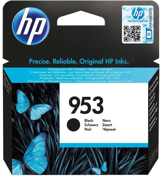 HP 953 černá inkoustová kazeta, L0S58AE