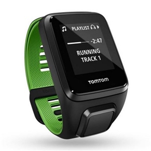 Tomtom runner 3 cardio čierno-zelené l