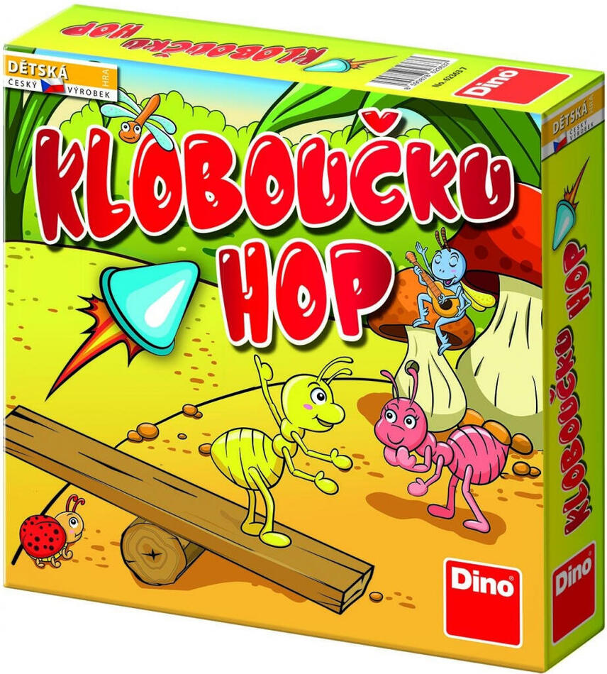 Společenská hra Dino Kloboučku hop!