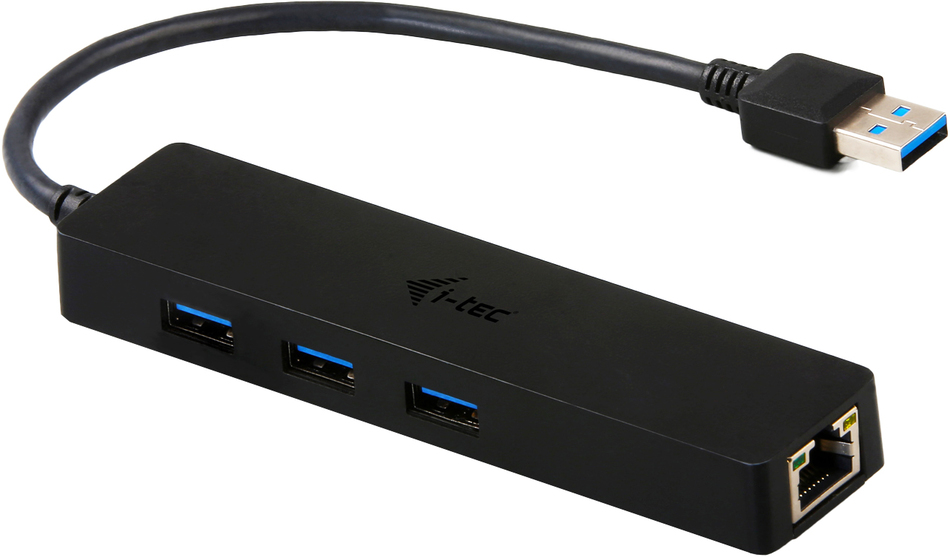 I-TEC USB 3.0 SLIM HUB 3 Port With Gigabit LAN (U3GL3SLIM)