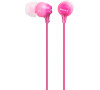 SONY sluchátka MDR-EX15LP, růžová
