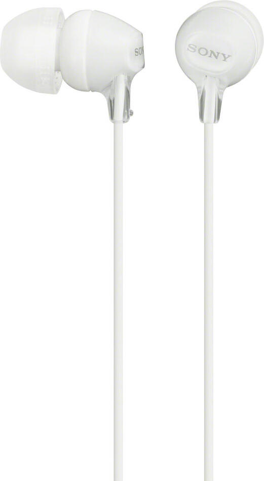 Sluchátka SONY MDR-EX15LP, bílá