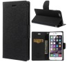Mercury Goosp BRAVO Diary iPh 6/6S Black (BD6SBK)