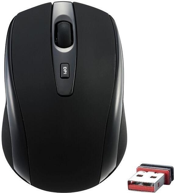 EVOLVEO WML-306B/Cestovní/Laserová/1 600 DPI/Bezdrátová USB/Černá