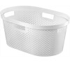 Koš na prádlo Curver Infinity Dots 40L bílý