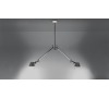 Tolomeo sospensione due bracci, aluminium Massive A036400