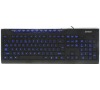 A4tech multimediální klávesnice KD-800L modře podsvícená, CZ/US, USB