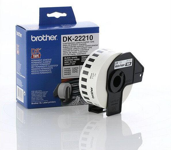 Papírová páska Brother DK-22210, 29 mm x 30,48 m
