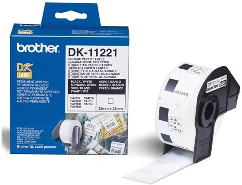 Brother DK-11221 (čtvercové štítky 1000ks) (DK11221)