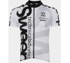 Cyklistický dres CLASIC CYKLO-D021 bílo/černý - M