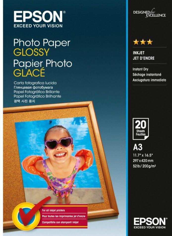 Epson Photo Paper Glossy A3 20 listů (C13S042536)