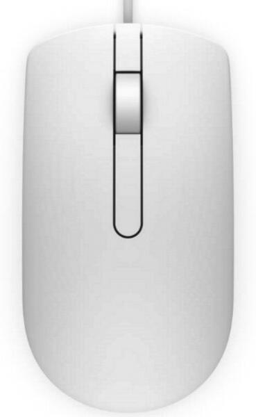 DELL MS116/ myš/ optická/ 2 tlačítka + rolovací/ USB/ bílá (570-AAIP)