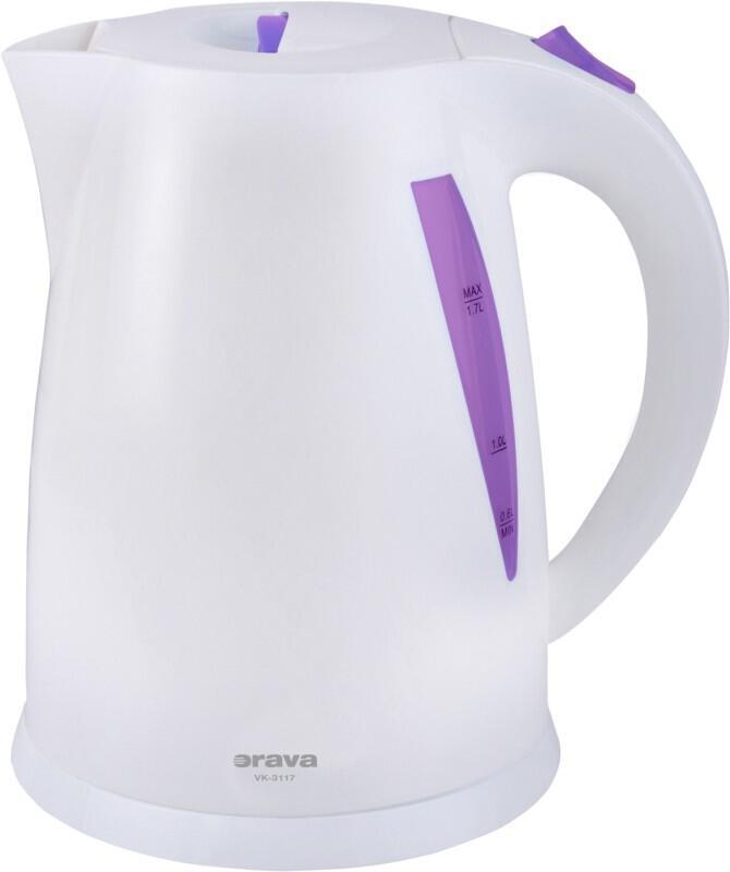 Varná konvice 1,7 l, bílo-fialová Orava (VK-3117 V)