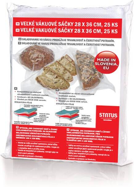 STATUS vakuovací sáčky PREMIUM 28 × 36 cm 25 ks 176210