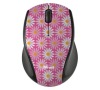 myš TRUST Oni Wireless Micro Mouse - pink flower (21156)
