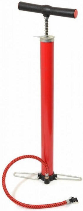 Kovová ruční hustilka COMPASS 450 x 38 mm červená