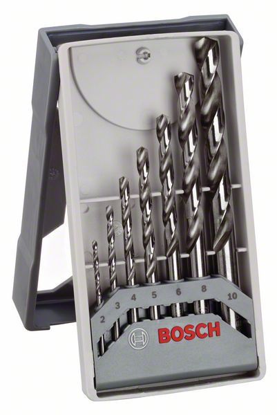 7dílná sada vrtáků do kovu Mini X-Line HSS-G, 135°; 2; 3; 4; 5; 6; 8; 10 mm - 316514078486 BOSCH