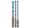 3dílná sada víceúčelových vrtáků HEX-9 Multi Construction - 5; 6; 8 mm - 3165140800259 BOSCH