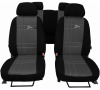 Autopotahy S-TYPE ALCANTARA šedé SIXTOL