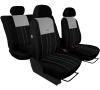 Autopotahy DUO TUNING stříbrnočerné SIXTOL