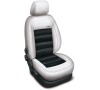 Autopotahy KIA CEED II, od r.2012, AUTHENTIC LEATHER, bíločerné SIXTOL