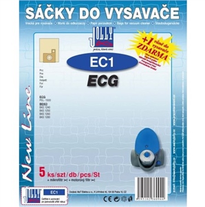 Sáčky do vysavače Jolly EC1 (5+1+1ks) do vysav. ECG, BEKO