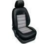 Autopotahy Volkswagen GOLF V PLUS, AUTHENTIC LEATHER, černošedé SIXTOL