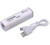 POWER BANK 2600mAh bílý + 30cm kabel, COMPASS