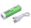 POWER BANK 2600mAh zelený + 30cm kabel, COMPASS