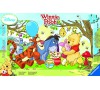 Ravensburger puzzle Medvídek Pú rámové 15 dílků
