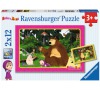 Ravensburger puzzle Máša a Medvěd 2x12 dílků