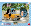 Dino Puzzle Krteček a autíčko 12 dílků