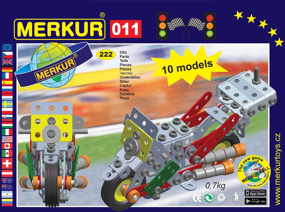 Stavebnice Merkur M011 Motocykl