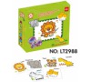Vybarvovací puzzle zvířátka