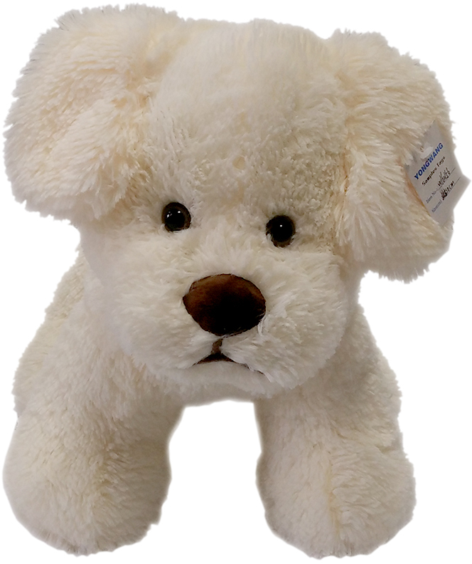 Krémový pejsek 30 cm