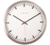 Designové nástěnné hodiny 2520 Nextime Stripe white 26cm
