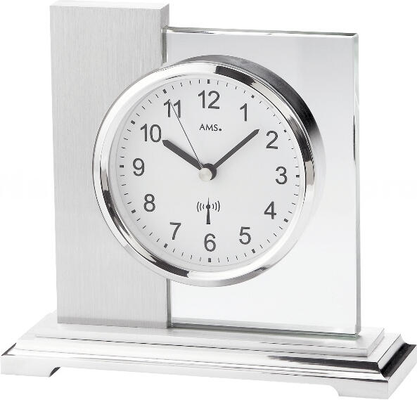 Stolní hodiny 5140 AMS řízené rádiovým signálem 17cm
