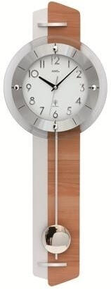 Kyvadlové nástěnné hodiny 5271 AMS řízené rádiovým signálem 70cm