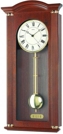Nástěnné kyvadlové hodiny 5014/1 AMS 64cm řízené rádiovým signálem DCF