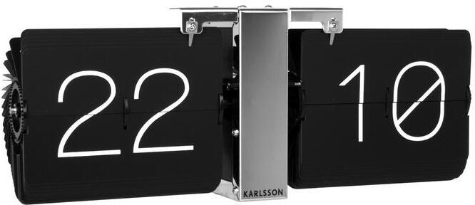 Designové překlápěcí hodiny KA5601BK Karlsson 36cm