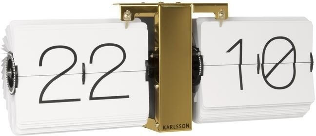 Designové překlápěcí hodiny KA5601WH Karlsson 36cm