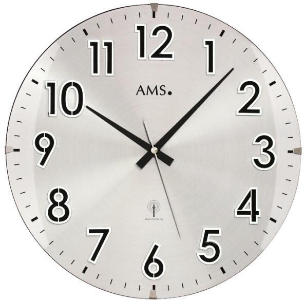 Nástěnné hodiny 5973 AMS řízené rádiovým signálem 32cm