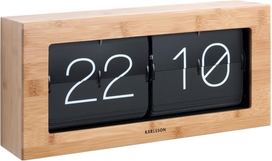 Designové nástěnné/stolní překlápěcí hodiny 5642WD Karlsson 37cm