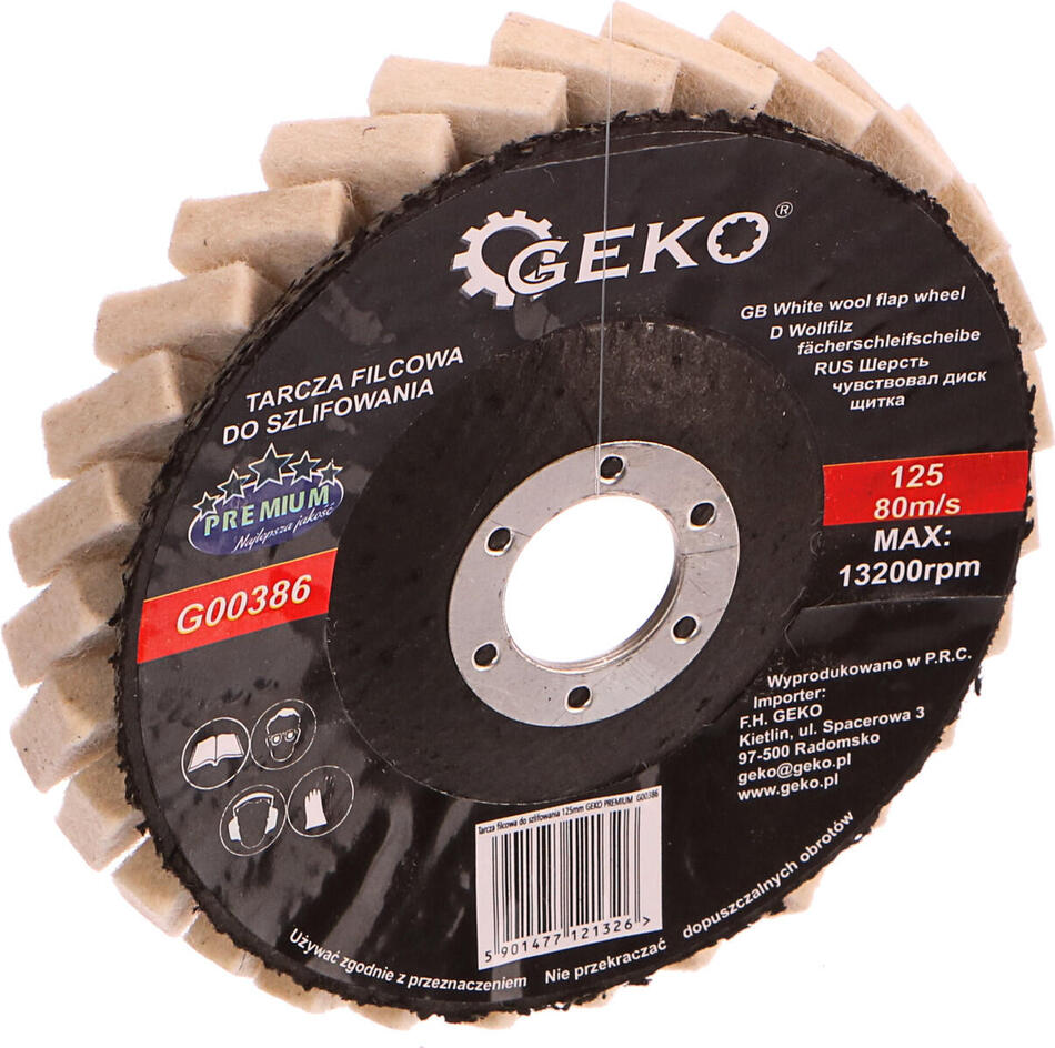 Lamelový kotouč překládaný 125mm GEKO