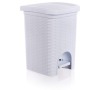 Koš koupelnový RATTAN 6 l, bílý