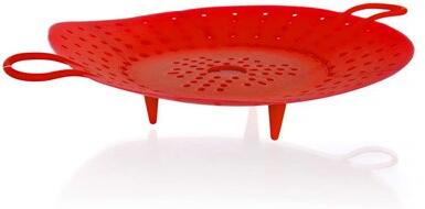 BANQUET Pařák silikonový CULINARIA Red 21,5 cm (3126510R)